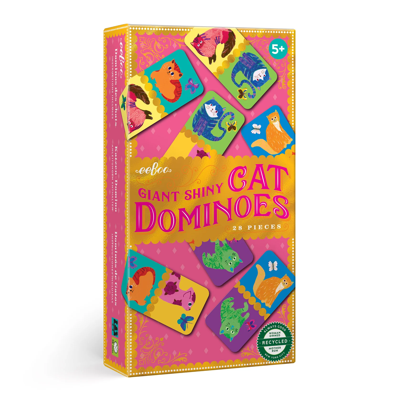 Giant Shiny Cat Dominoes - eeboo